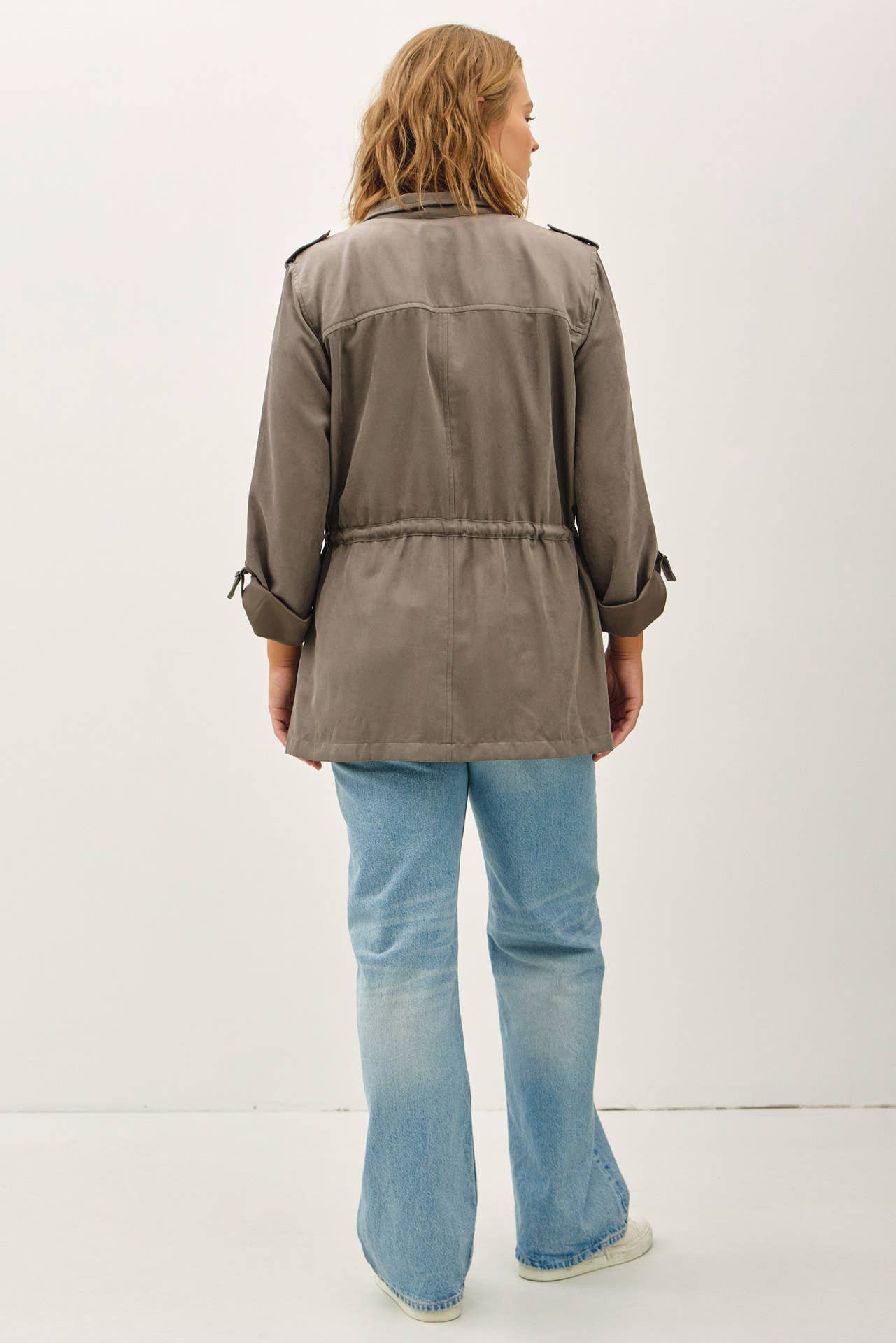 Be Cool - Wholesale Jacket - Women's - PLUS SIZE CINCHED WAIST CARGO UTILITY JACKET14