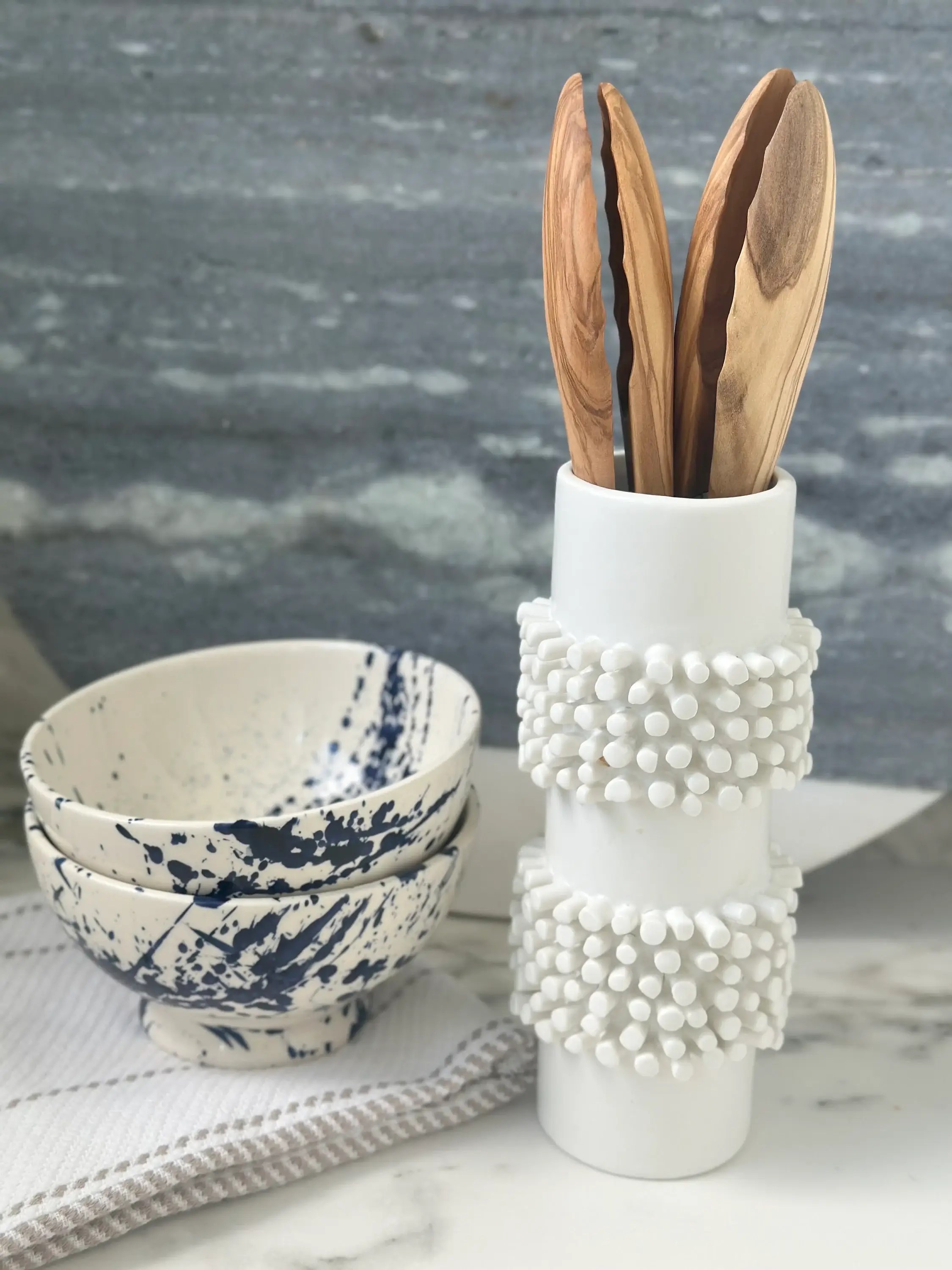 Salt & York – wholesale Kitchen tong – Walnut and Stainless Steel Tongs7