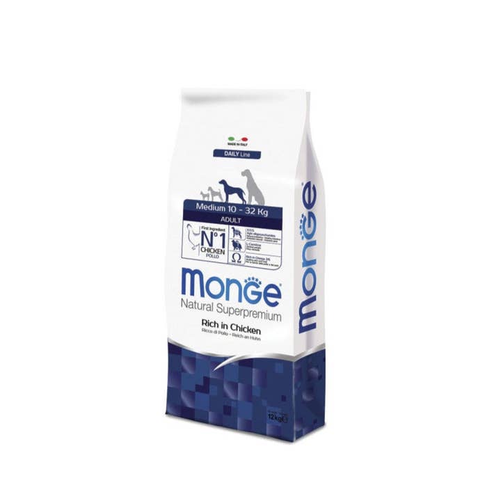 Kroketter til hunde med kylling Pakke 12kg - Monge Daily Line Medium Senior for engroshandel hos The Sicily Essence