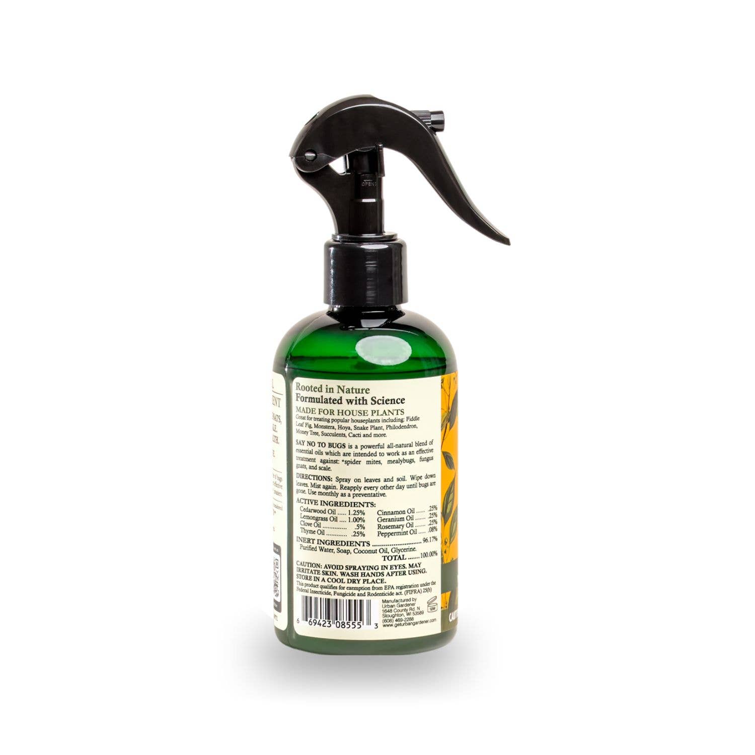 Urban Gardener - Wholesale Fertilizer - Say No To Bugs - Natural Houseplant Insect Treatment3