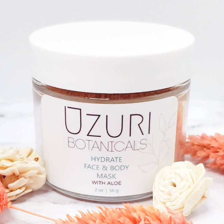 Masque hydratant pour le visage et le corps pour la vente par Uzuri Botanicals
