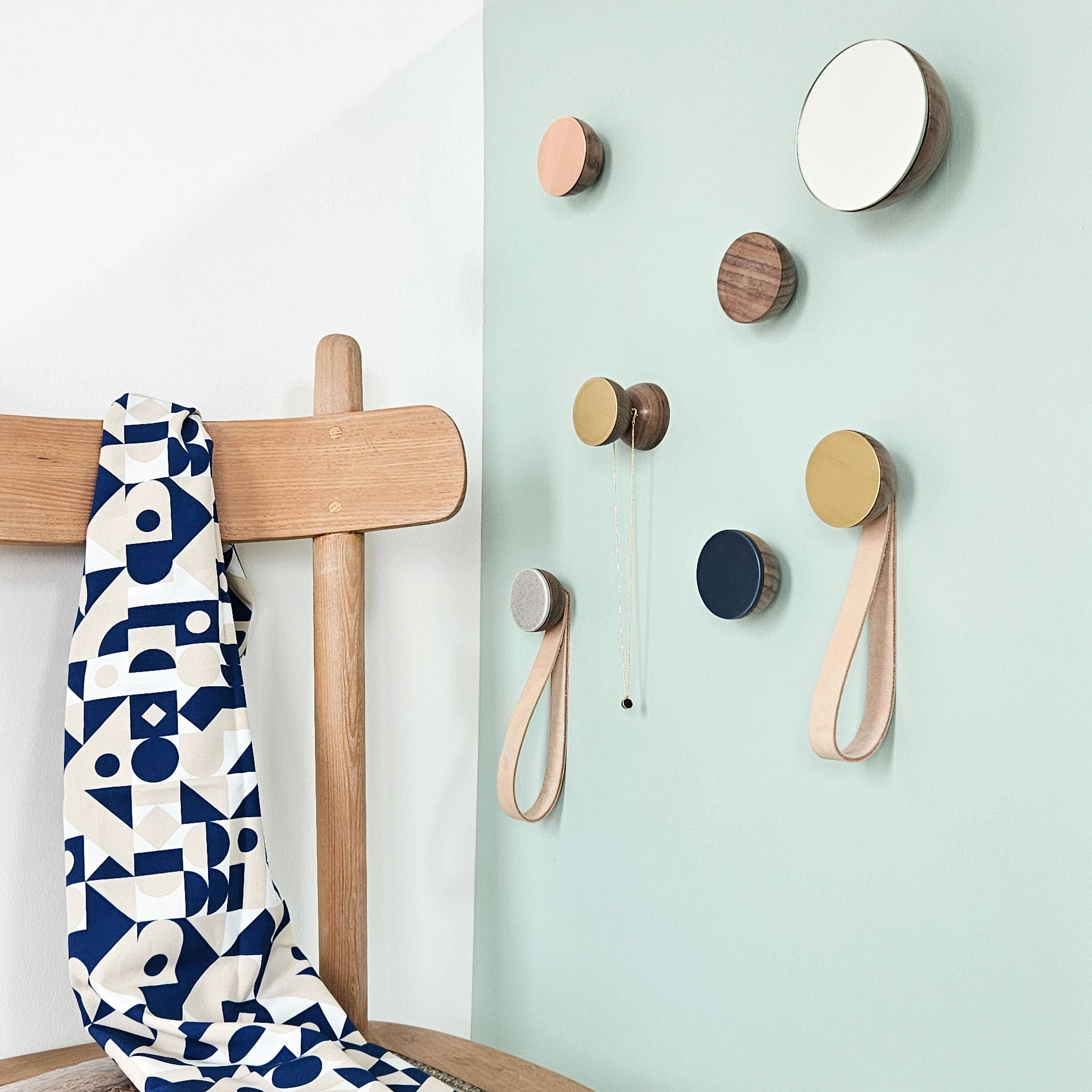 5mm Paper - Vendita all'ingrosso Gancio da parete - Gancio da parete a pomello in legno di noce massiccio5