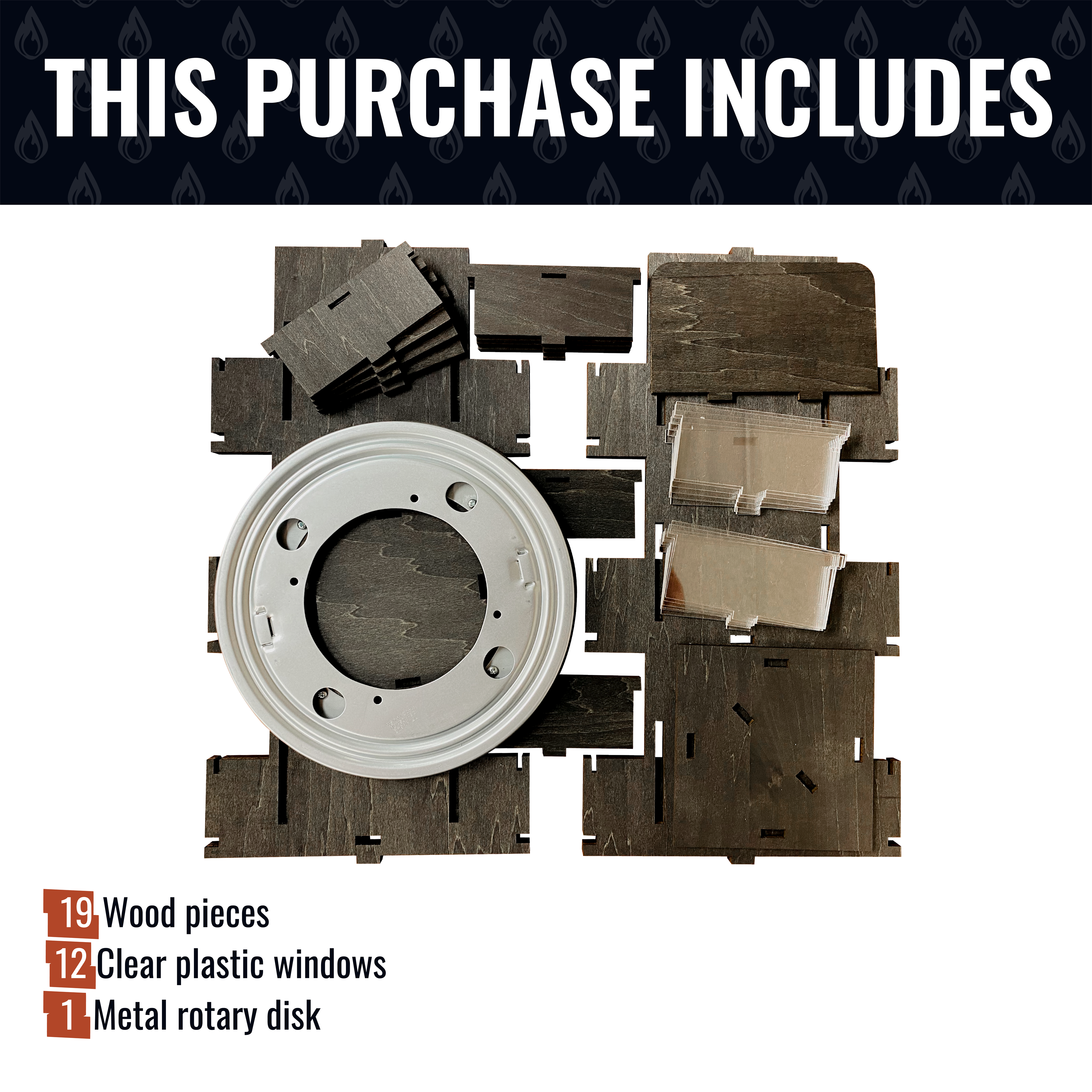 Torched Displays - Vendita all'ingrosso Vetrina/espositore per rivenditori - Espositore girevole per adesivi, decalcomanie e piccole carte9