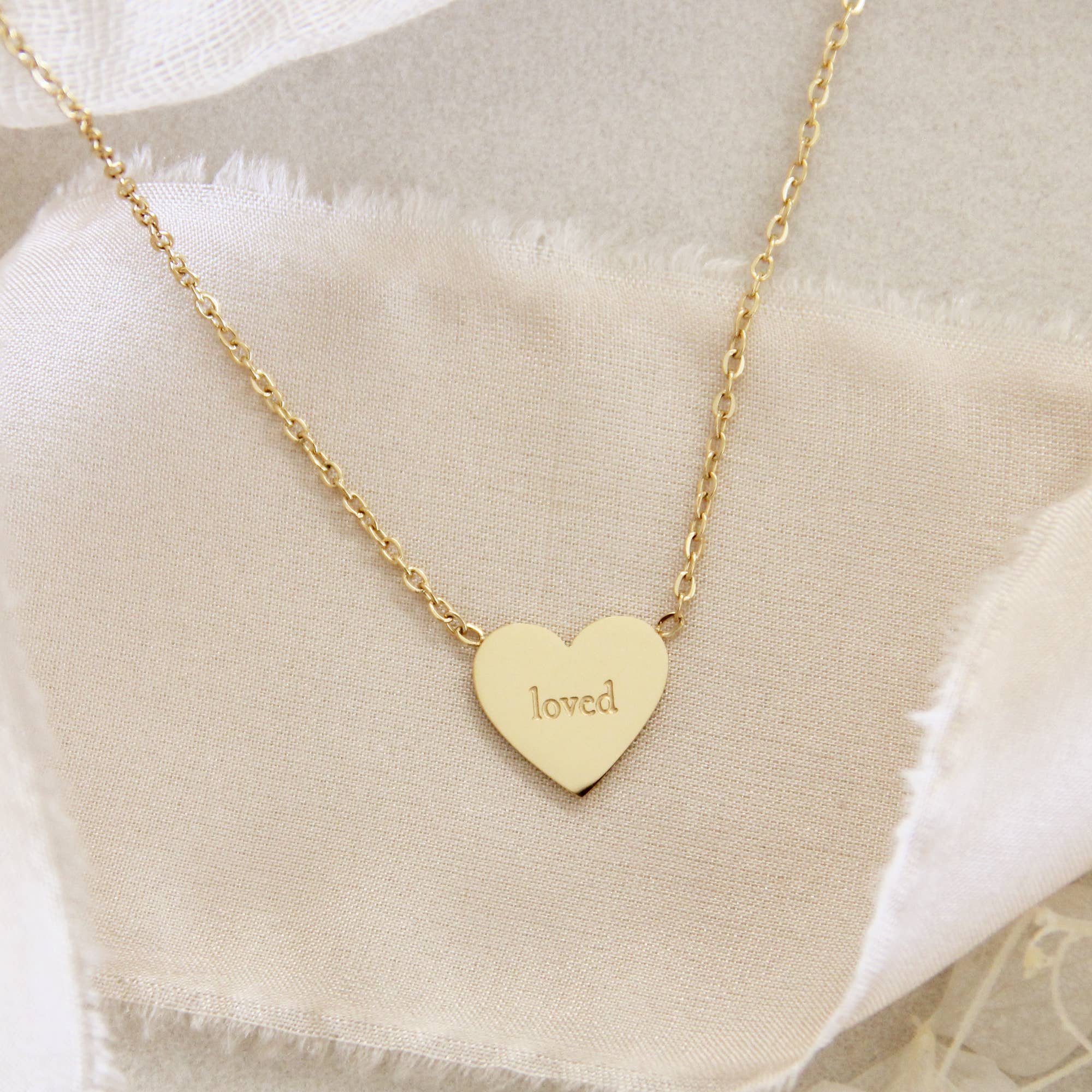 LoveStory Collection - Wholesale Pendant/Charm Necklace - Loved Wonderfully Made Necklace, Psalms 139:142