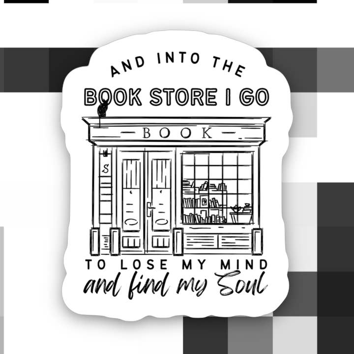 Buchladen-Aufkleber - Perfekt für Wasserflaschen für den Großhandel von Ace the Pitmatian Co