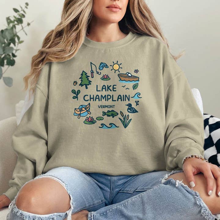 RetroPlanet - Wholesale T-Shirt (Graphic) - Unisex - Your Lake Doodles Name Drop, T-shirt, Sweatshirt, Hoodie