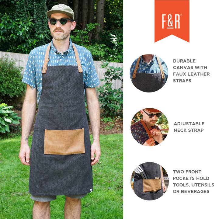 Foster & Rye - Wholesale Apron - Canvas Grilling Apron with Pocket3