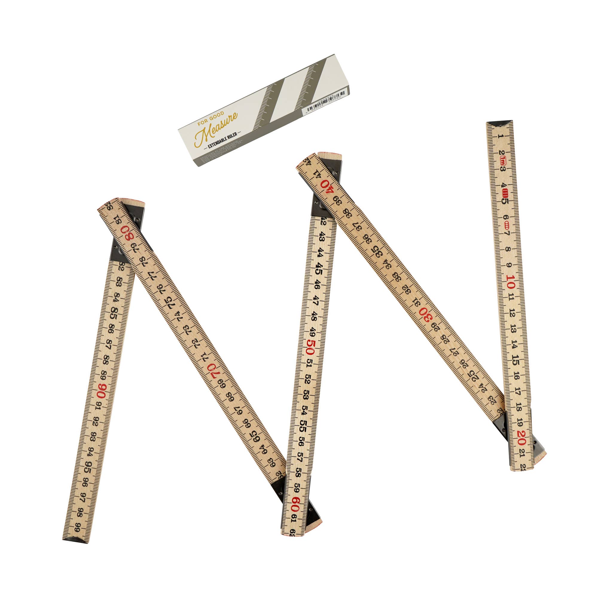 CGB Giftware – wholesale Ruler – Great Plains Extendable Wooden Ruler 2