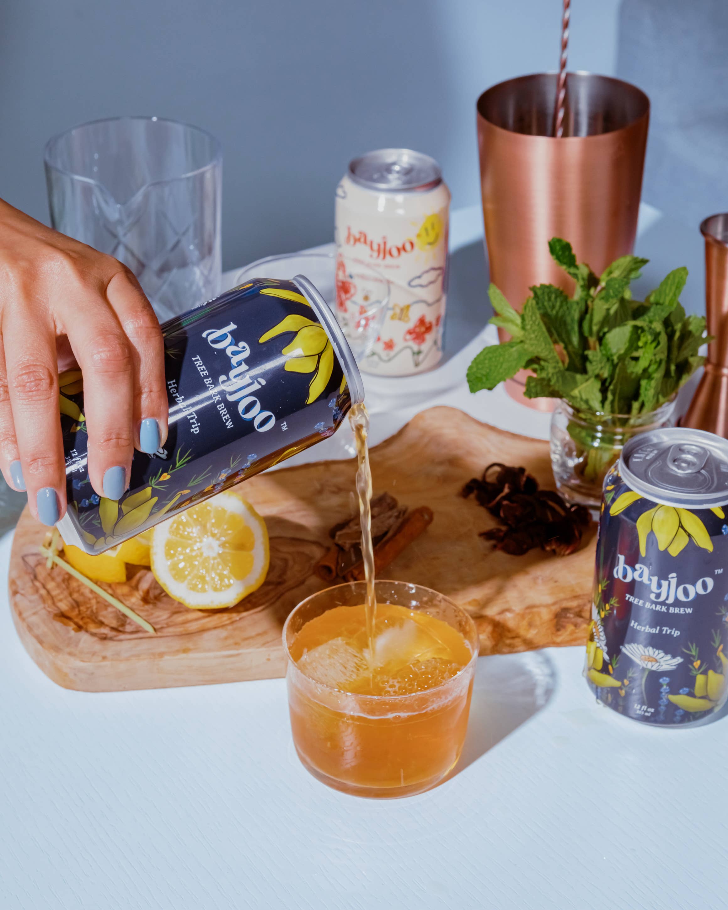 Bayjoo - Wholesale Non-Alcoholic Aperitif/Mocktail - Bayjoo Tree Bark Brew - Herbal Trip0