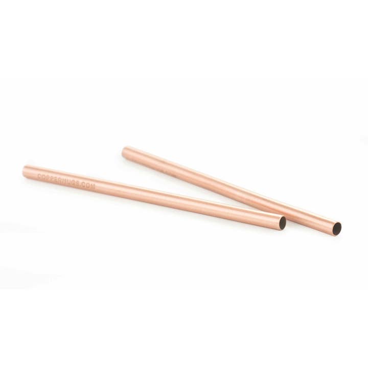 Copper Mug Company - Wholesale Drinking Straw - Small Straws: 5.5 Inch Solid Copper Straws (set of four)