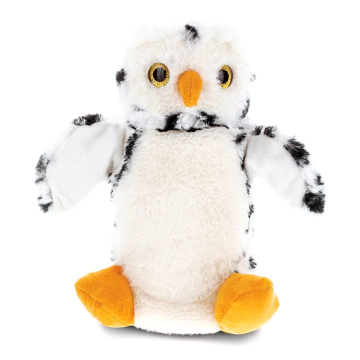 Super Soft Plush Hand Puppet - White Owl for wholesale by Cota Global