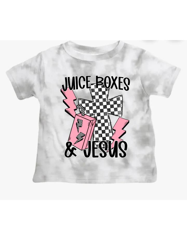 Juice boxes & jesus kids tee for wholesale by Tiny trendz teez
