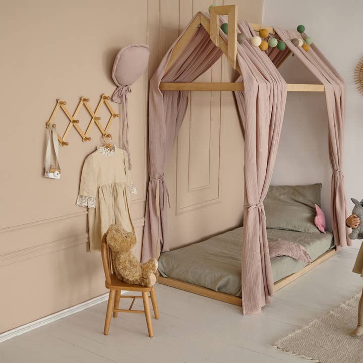 HelloLittleFox - Venta al por mayor Dosel - Niños y bebés - Toldo para cama de casa | Toldo de cama Montessori, casa para niños pequeños