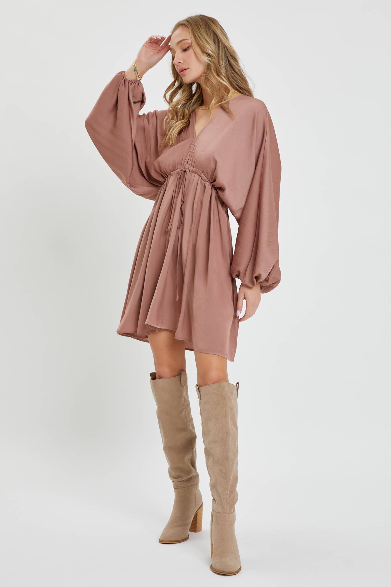 Sweet Lovely by Jen – Engroshandel Kjole - Dame – SATIN MINI KJOLE6