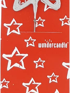 Star - Silver/Red - Wondercandle® Classic for wholesale by Wondercandle