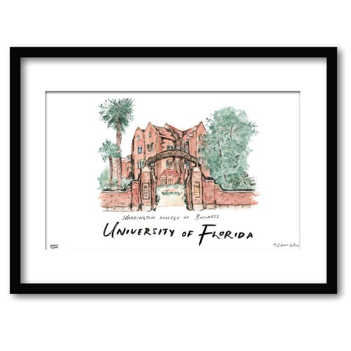 Florida Warrington College, Framed Wall Art 11"x14" for wholesale by Indigo Falls
