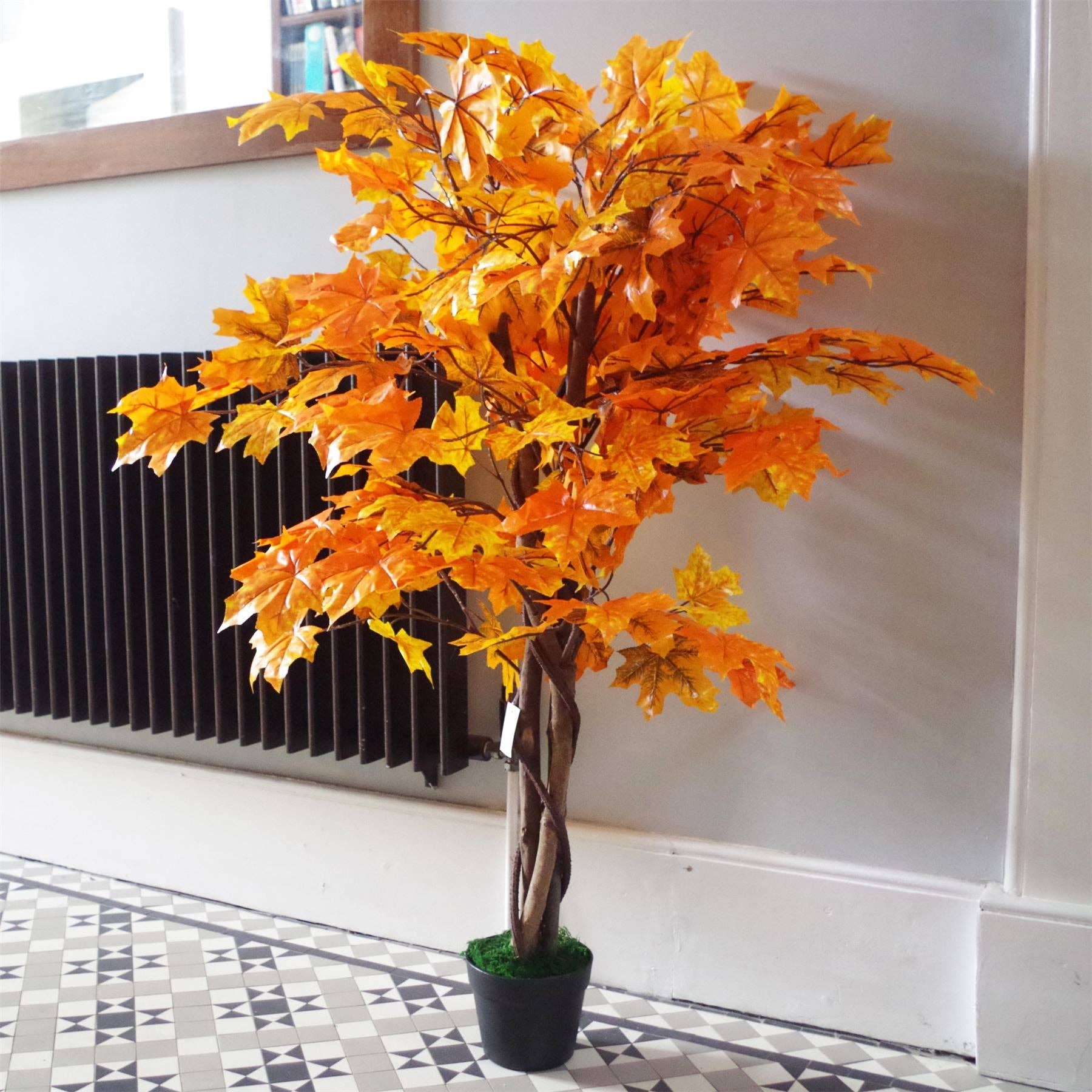 Leaf Design UK LTD - Wholesale Artificial Plant - Artificial Tree Large Orange Maple Autumn 125cm. Botanik2