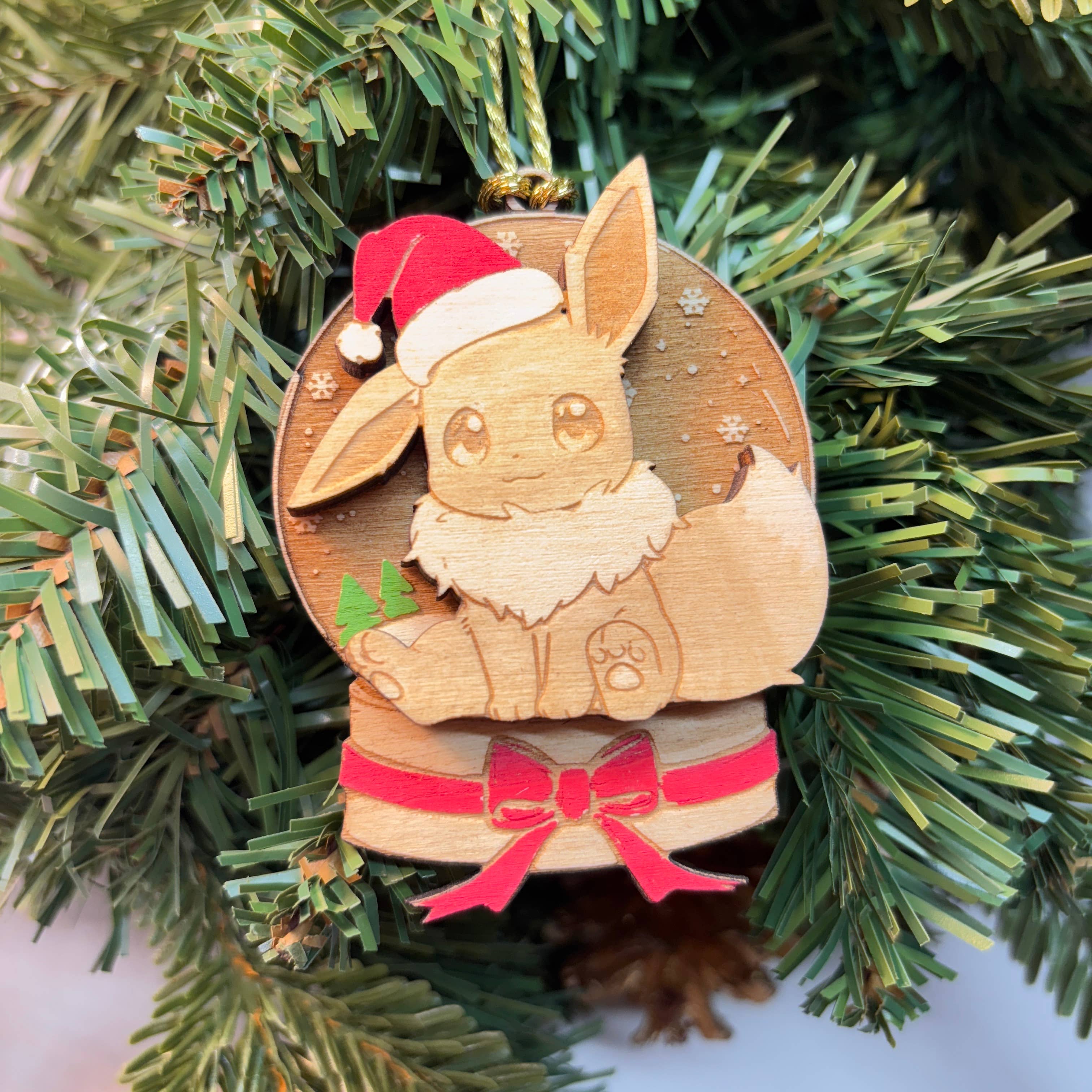 Studio Rima - Wholesale Ornament Set - Pokémon Christmas Ornaments - 30pcs - Wooden Ornaments8