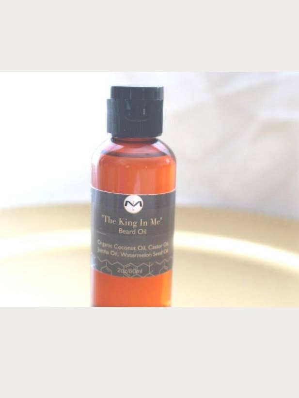 ⭐ King In Me — Aceite para barba — 2 oz con aceite de semilla de sandía para venta al por mayor de MOLIAE Beauty LLC