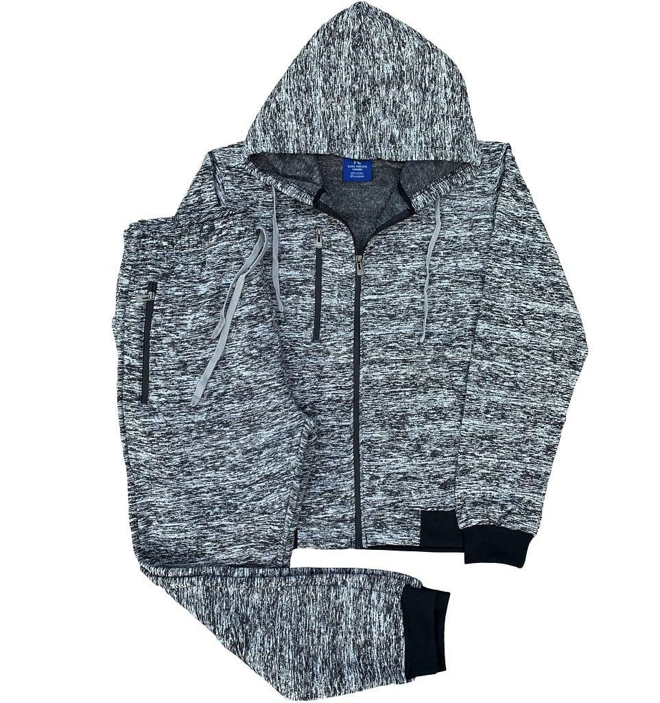 Royal Threads – Engroshandel Træningsdragt – til mænd – Mænds 2-delt Jogger stil Fleece Sweatsuit8