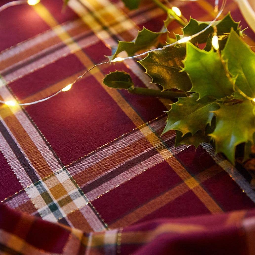 Sylvie Thiriez - Vendita all'ingrosso Tovaglie - Tovaglia Forêt enchantée carreaux2