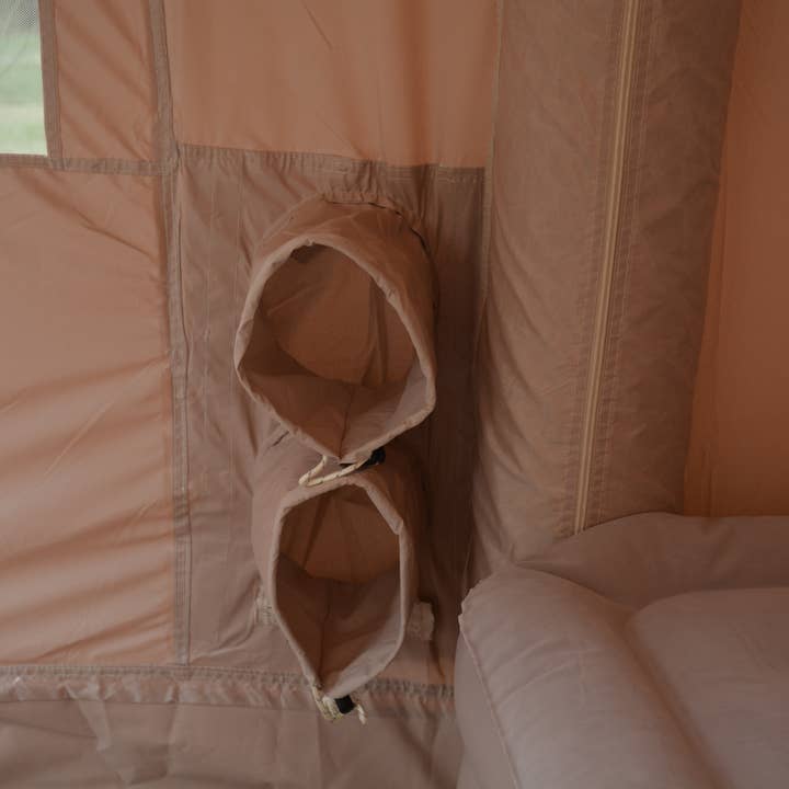 39F Inc. - Wholesale Tent - 9.8x13ft Inflatable Tent with Canopy &Pump Army Green&Beige16