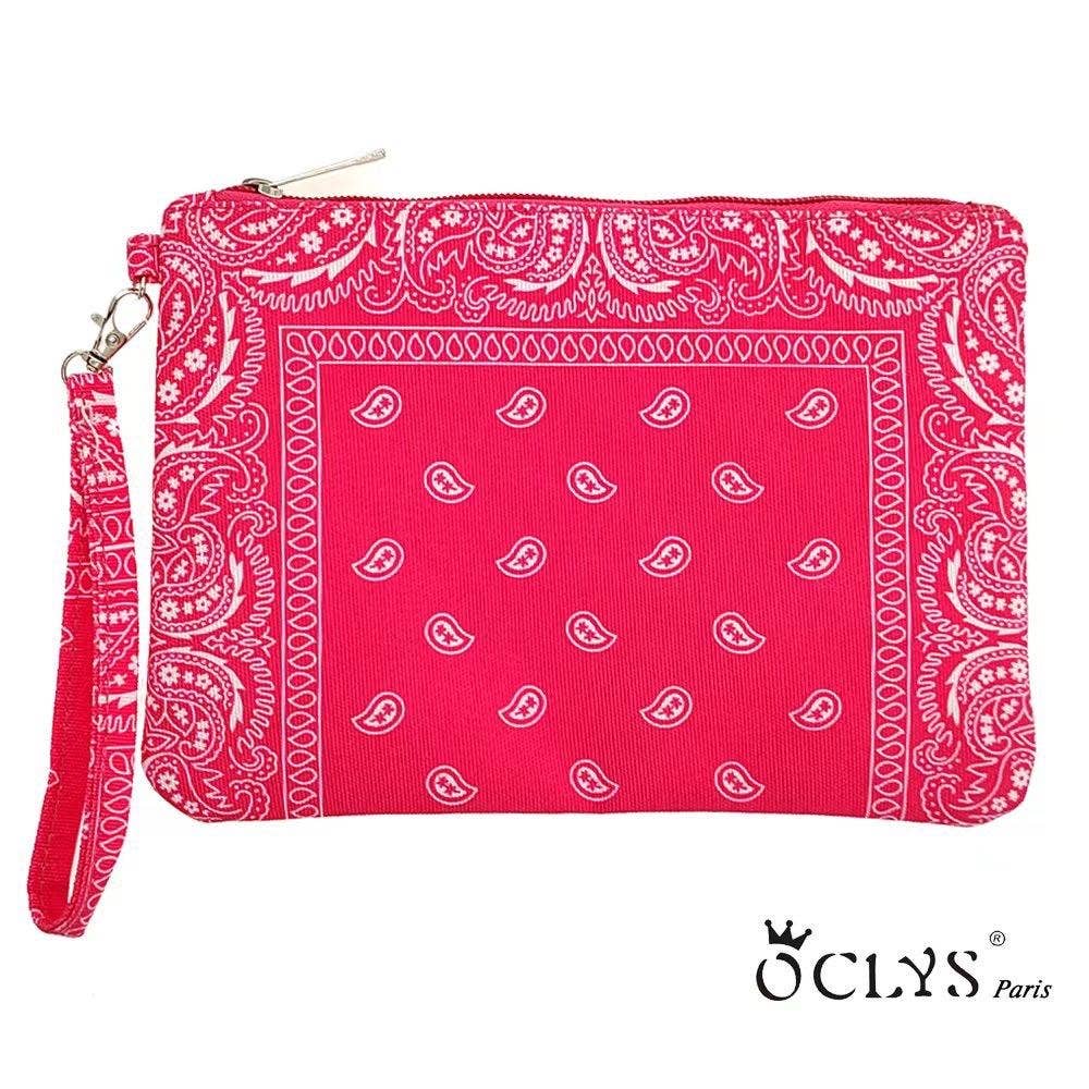 Oclys - Wholesale Pouch - Women's - Colorful bandana cotton pouch with strap9
