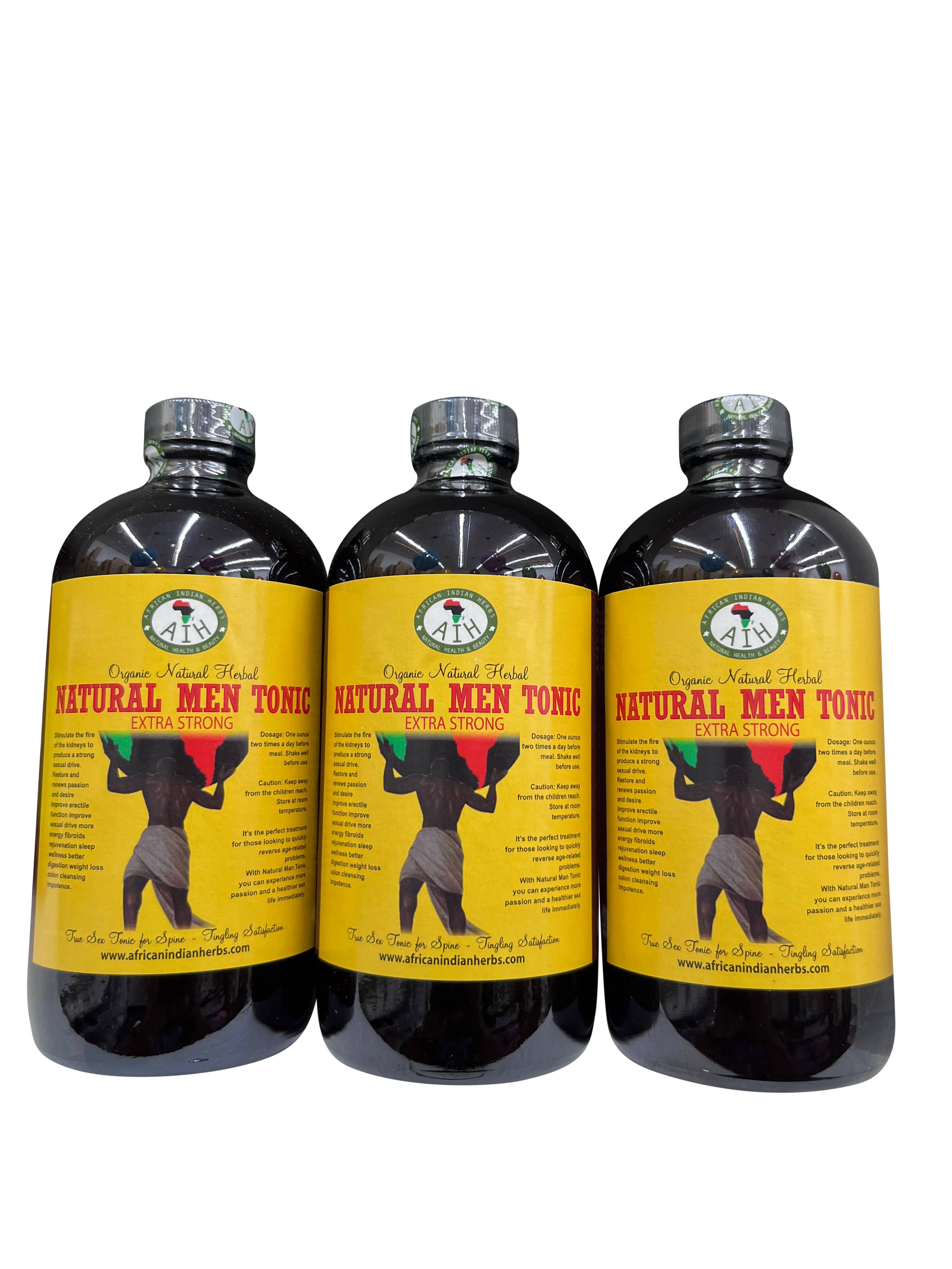 AfroCosmetics & Culture - Wholesale Tincture - Natural Tonic Men Bitter Pure Natural Organic 16 oz Bottle