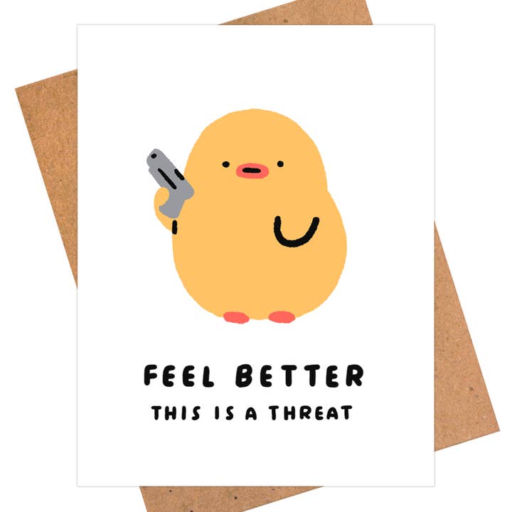 iej studio - Wholesale Get Well Card - Funny Get Well Card - Feel Better