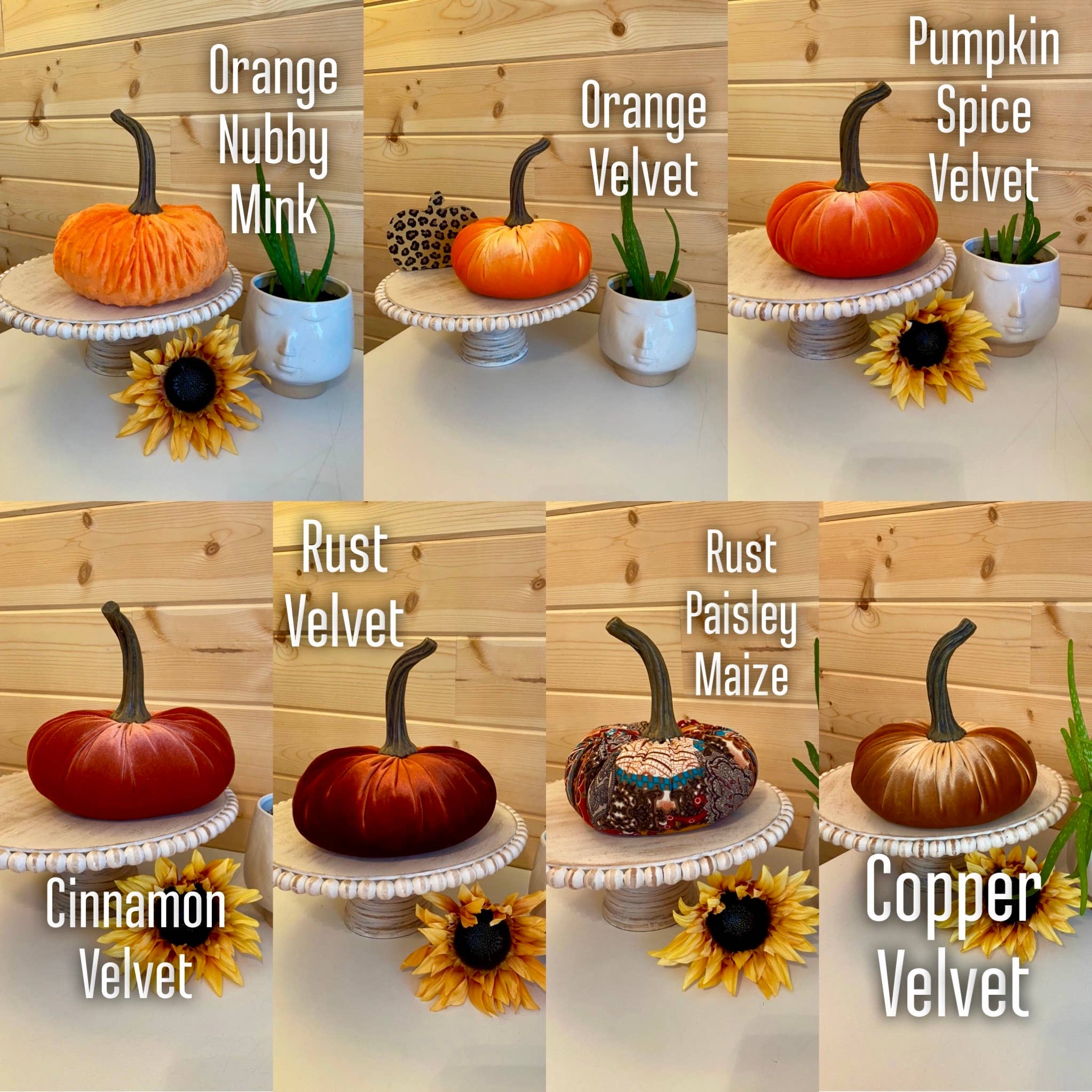 Leanne Bruce Co. - Wholesale Decorative Tabletop Object - Pumpkin Home Decor Fall to Summer Centerpiece EXTRA LARGE   3