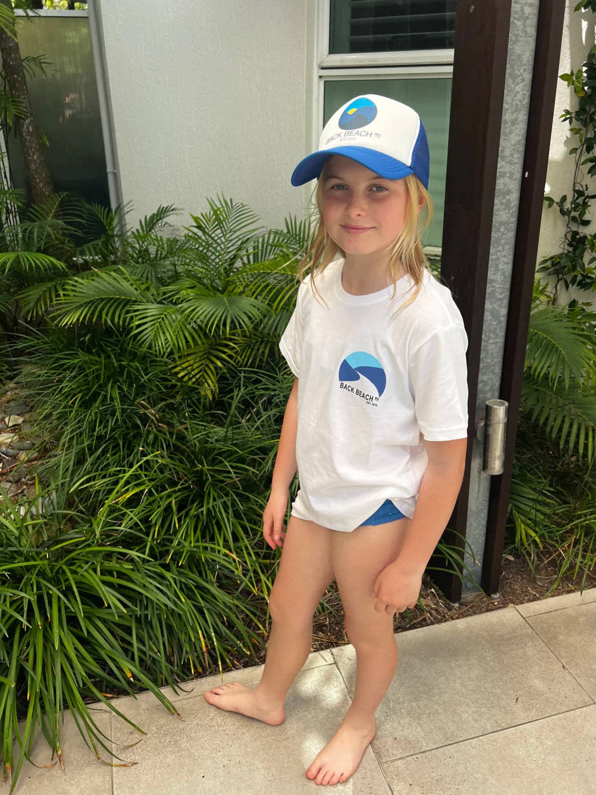 White Kids Australian Made Organic Cotton Tees for wholesale on Faire