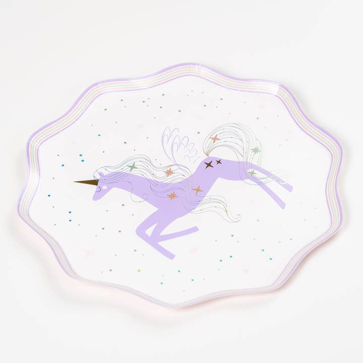 Gatherings by Curated Paperie - Wholesale Disposable Plate - UNI25-DP5- Unicorn Small Plates12