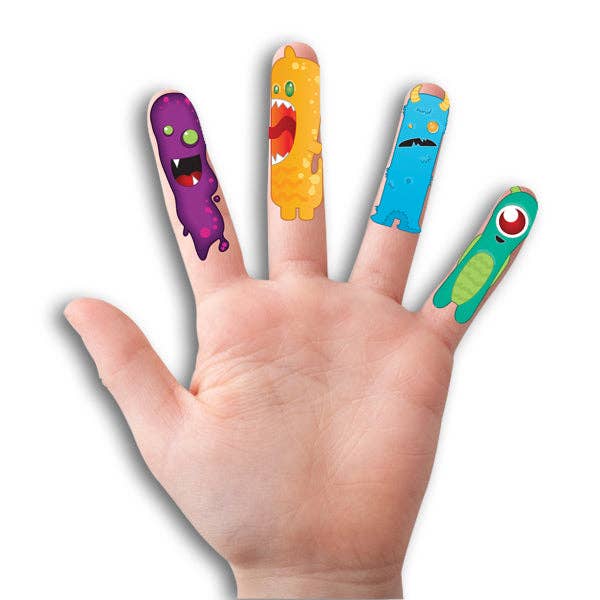 Kipp Brothers - Wholesale Temporary Tattoo - Kids - Monster Finger Tattoos0