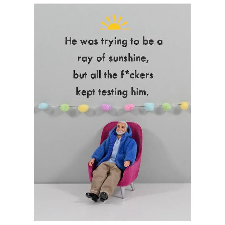 Solstråle Jeff | Hverdag | Kort til ham | Fræk for engroshandel hos Bold & Bright