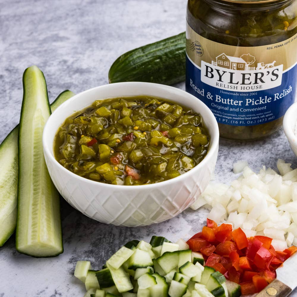 Bylers Relish House & Byler Canning Co. - Wholesale Relish - Byler's Bread and Butter Pickle Relish2