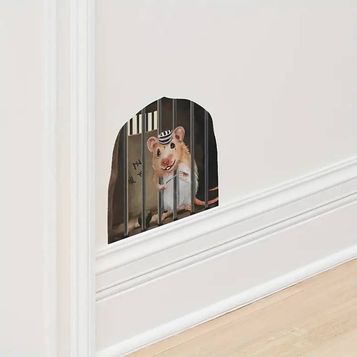 Micesterpiece - Wholesale Wall Decal/Stickers - 3D Mouse Hole Trapped Wall Sticker Decal - Micesterpiece8