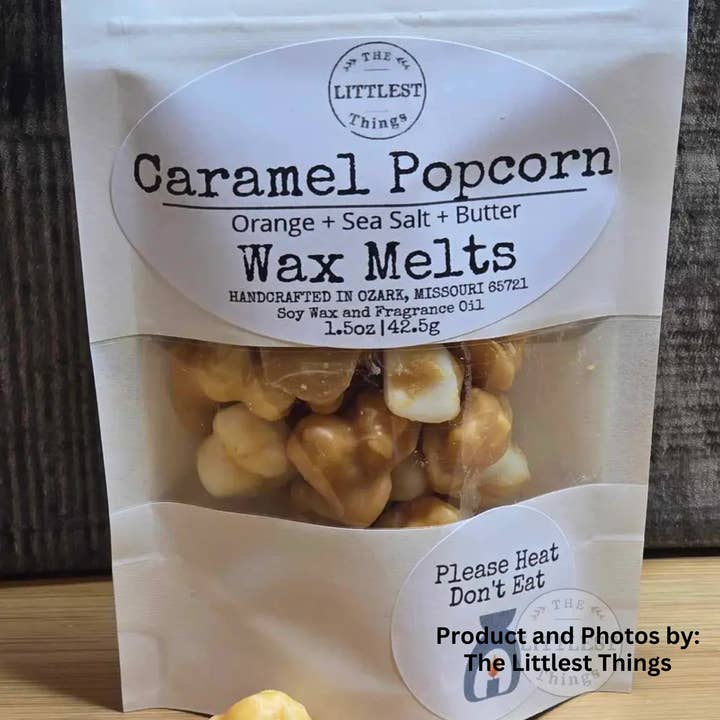 Caramel Popcorn Wax Melts Fall Collection for wholesale by The Littlest Things