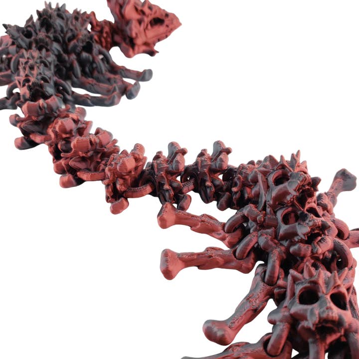 The Geek Galleria - Vente Figurine décorative - Dragon Articulé Wicked Hollow - Taille Adulte - Créature Fantastique Imprimée en 3D - Couleurs Personnalisables - Cinderwing3d