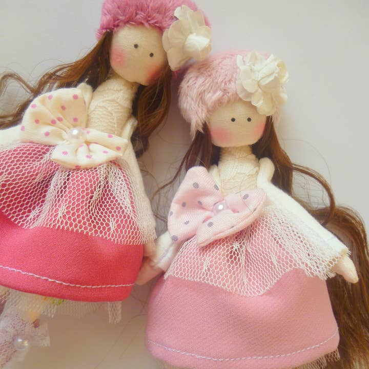 ChernikovaNataliya - Wholesale Doll - Kids - Cute Miniature Handmade Textile Fairy Doll for Dollhouse