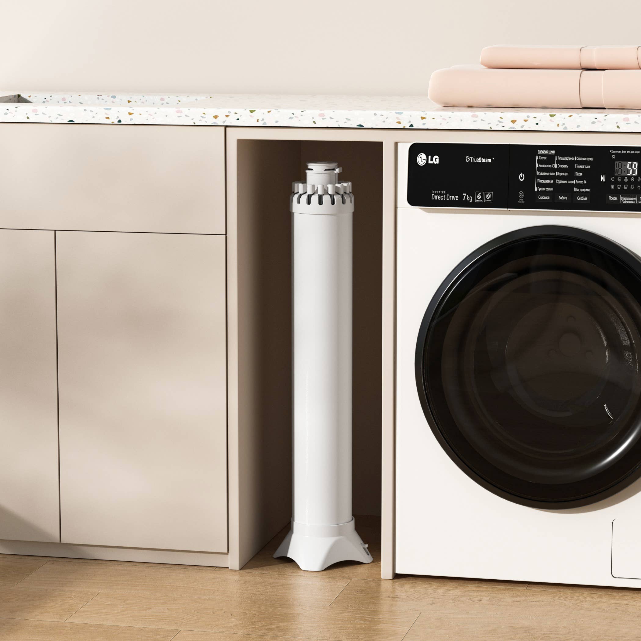 White Foldable Clothes Drying Rack Double-Tier Aluminum for wholesale on Faire6