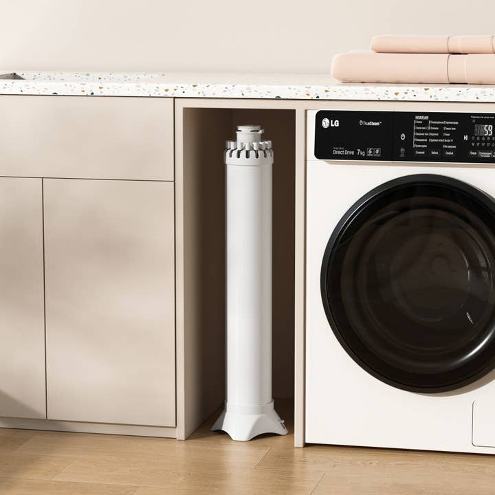 White Foldable Clothes Drying Rack Double-Tier Aluminum for wholesale on Faire6