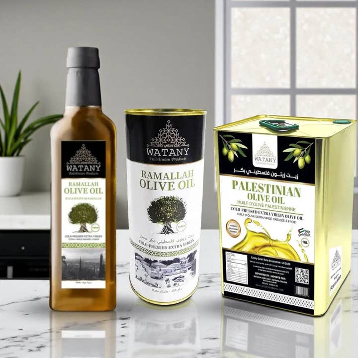Ramallah Palestinian Olive Oil for wholesale by Watany palestinian products