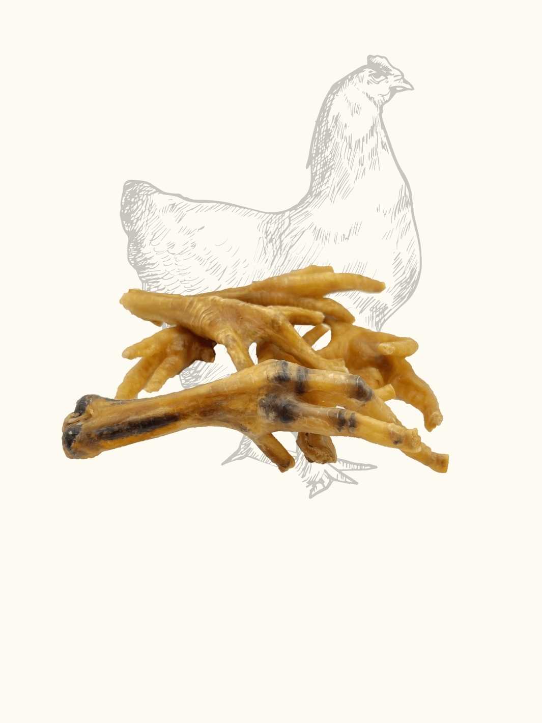 Truffe Délice - Wholesale Pet Treats - Dog - Dried chicken feet5