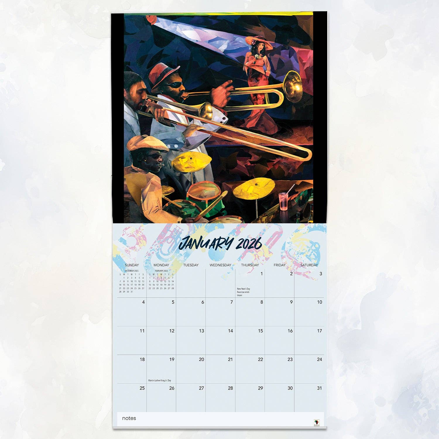 African American Expressions – wholesale Calendar – 2026 All That Jazz Calendar5