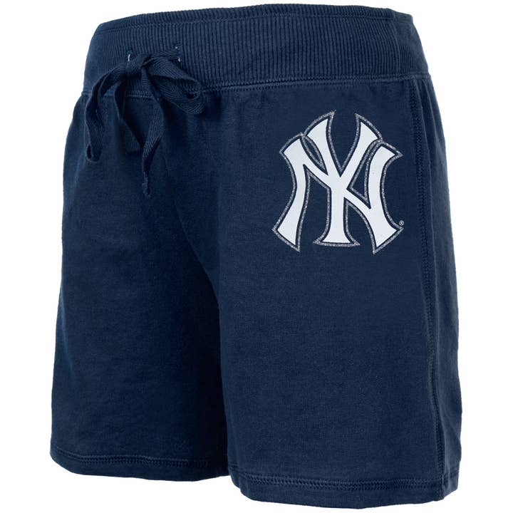 New York Yankees - Glitter Logo Big Kid's Drawstring Shorts for wholesale by Official Store