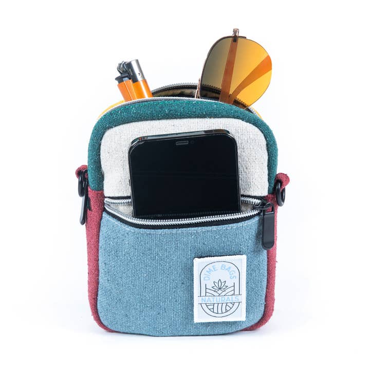 Dime Bags Naturals | The Muse | 100% Nepali Hemp Crossbody for wholesale by Dime Bags
