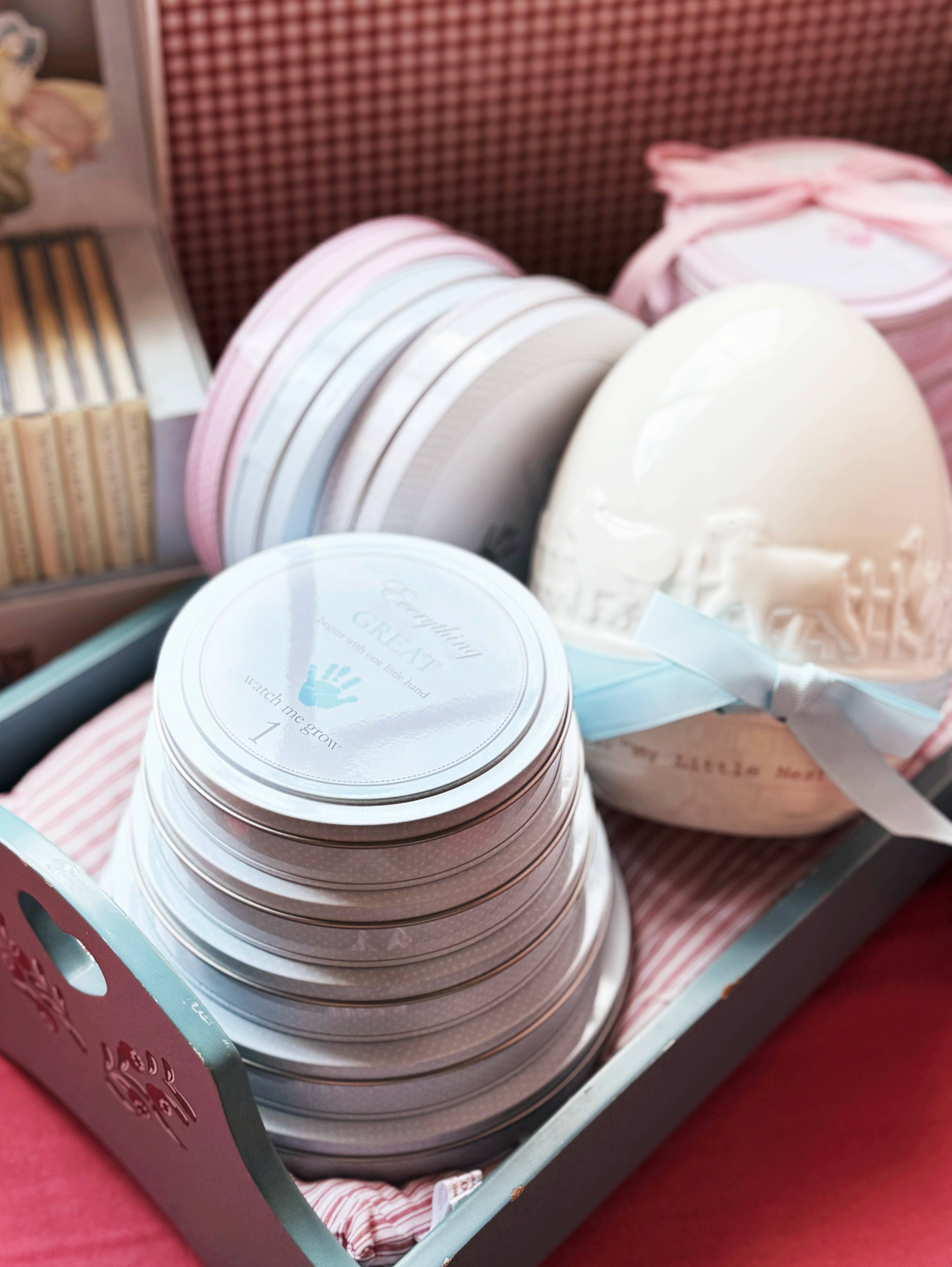 Child To Cherish® – wholesale Hand & footprint kit – Child & baby – Tower of Time-Blue2