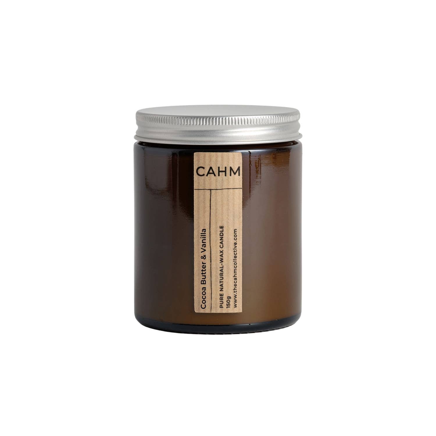 CAHM – wholesale Jar/filled candle – Cocoa Butter and Vanilla | Amber Jar Candle | Luxury Candle0