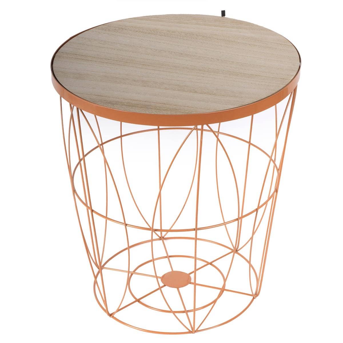 Truu Design - Wholesale Side Table - Truu Design Wire Side Table, 15"D x 16"H, three colors2
