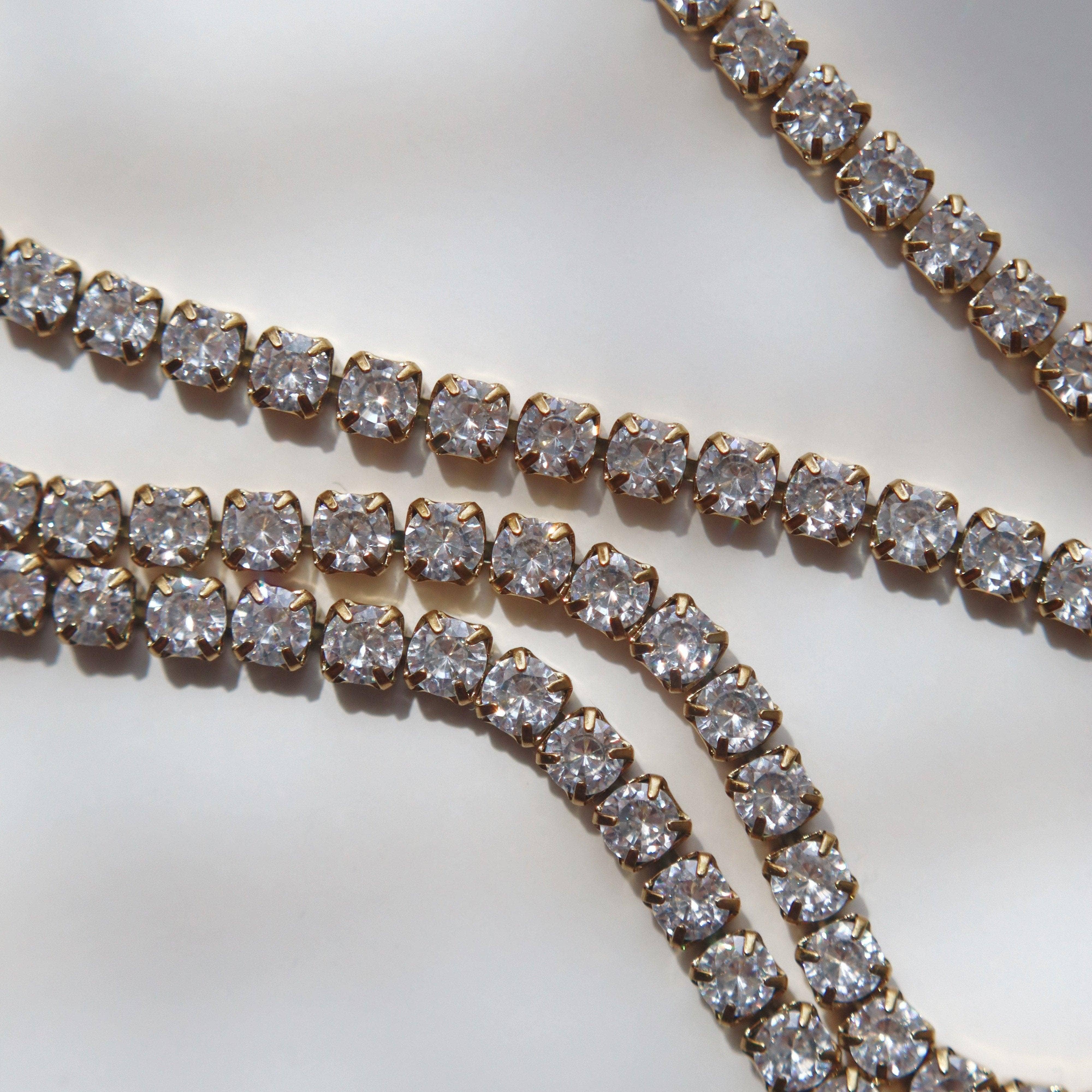 JESSA Jewelry - Wholesale Link & Chain Necklace - CZ Tennis Necklace3